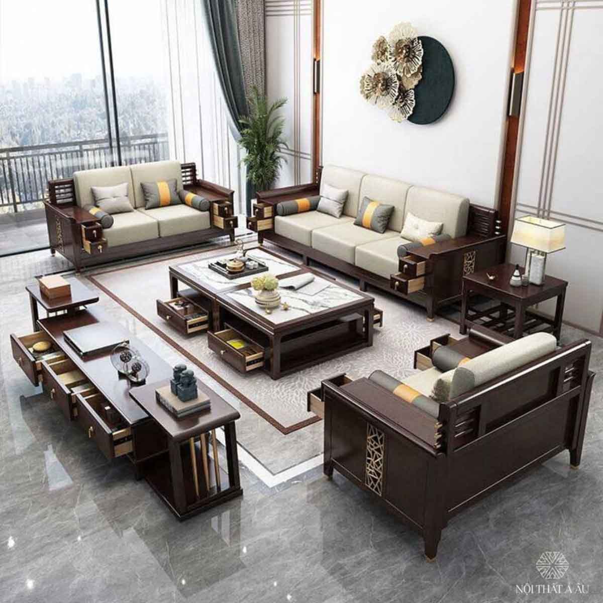 Sofa Gỗ Cao Cấp Chất Lượng