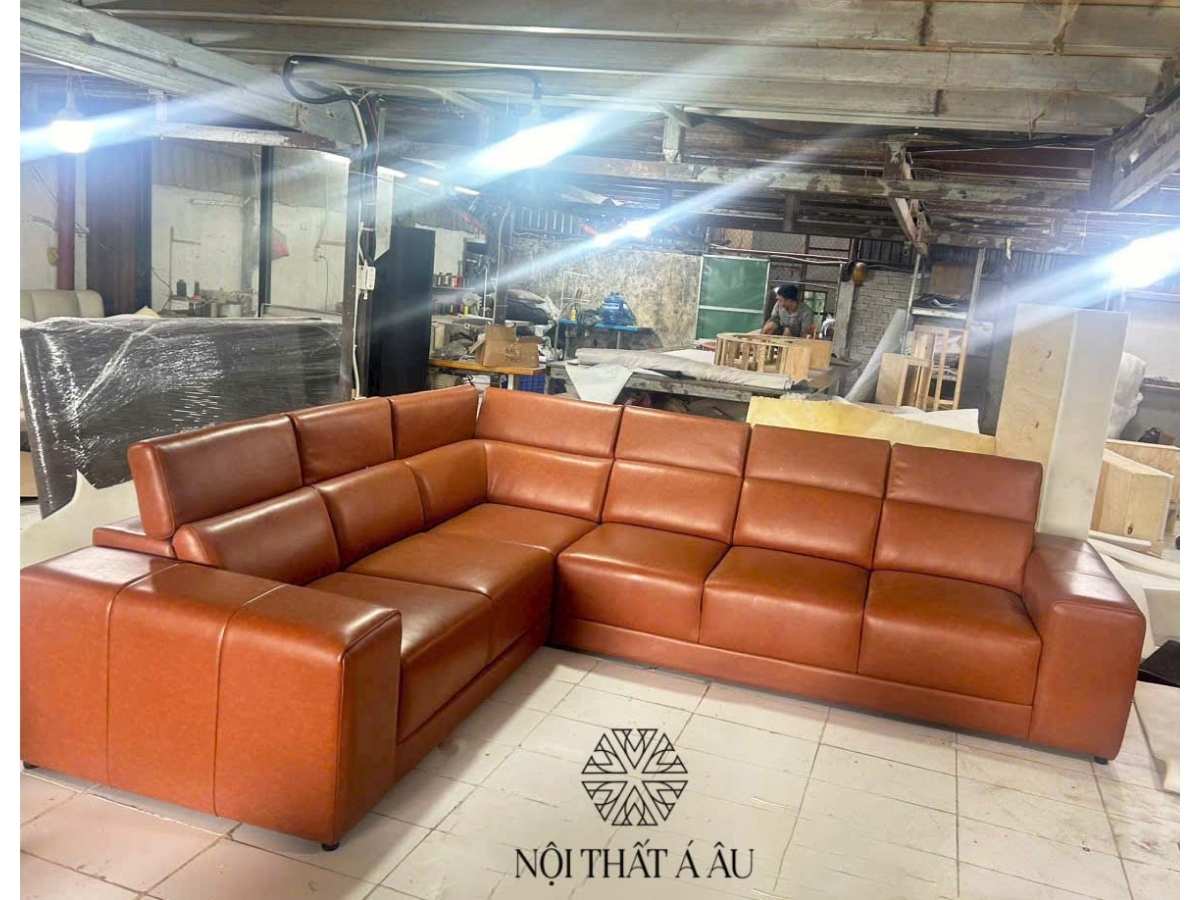 Sofa Góc Bọc Da Cao Cấp Chất Lượng