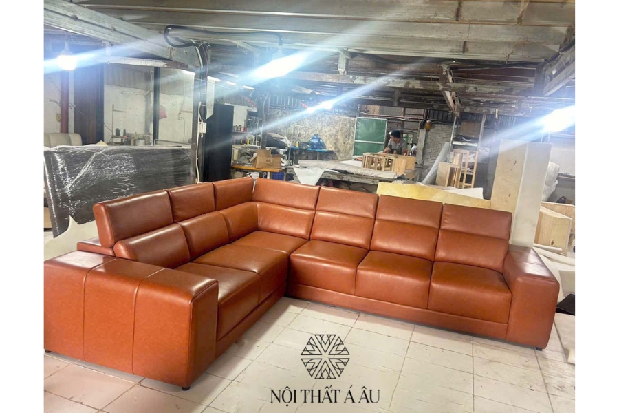 Sofa Góc Bọc Da Giá Tốt Bật Đầu