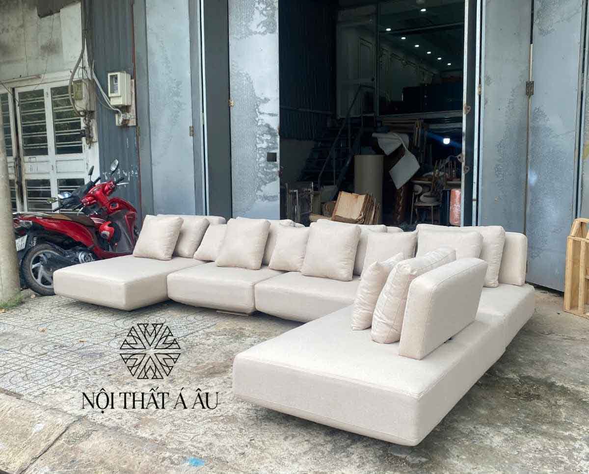 Sofa Góc Chữ U Nâng Hạ Lưng