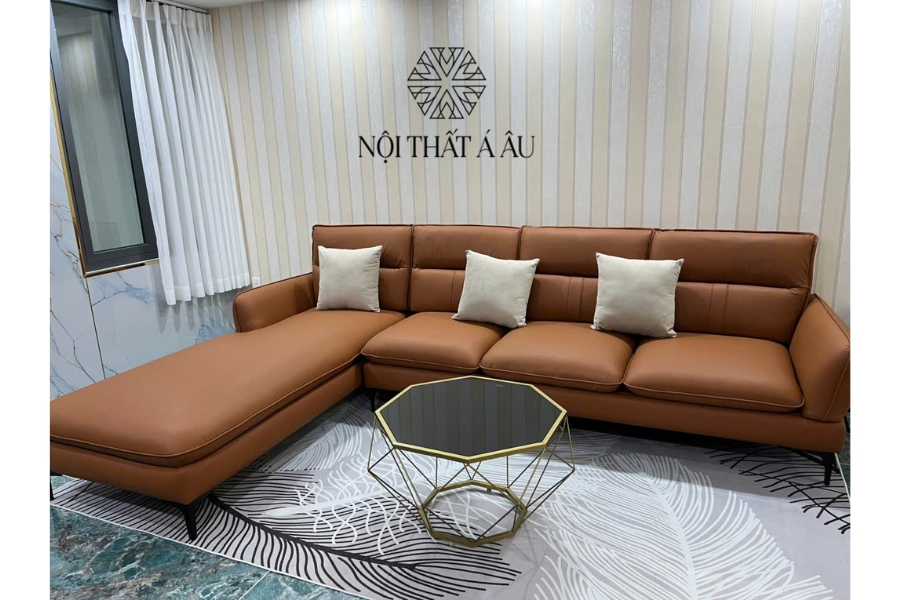 Sofa Góc Da Chữ L Cao Cấp