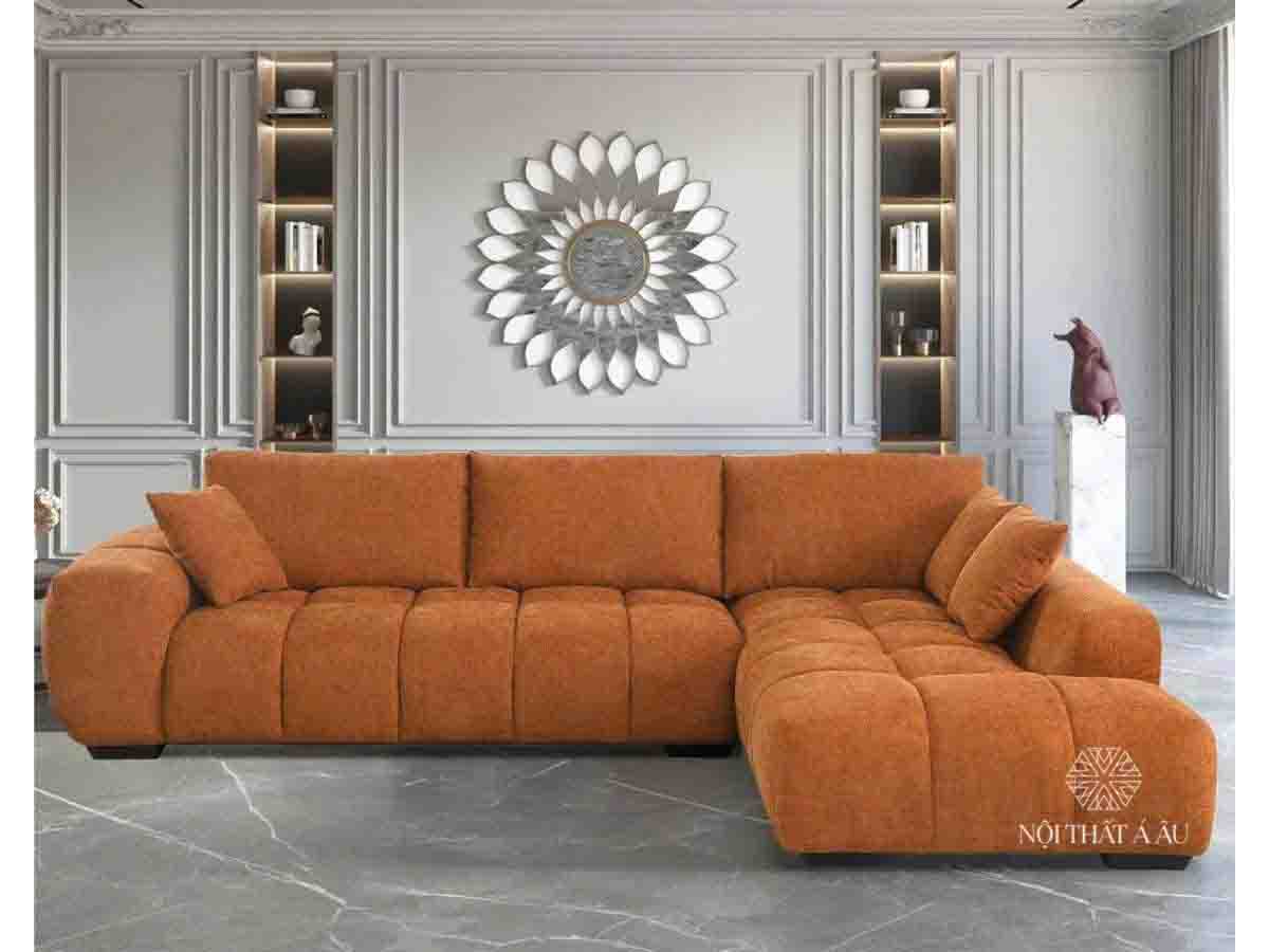 Sofa Góc L Bọc Nệm Cao Cấp