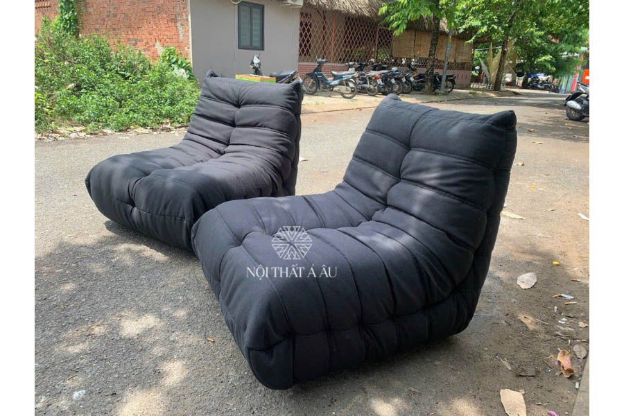 Sofa Lười Togo Bọc Vải Nỉ Phòng Ngủ