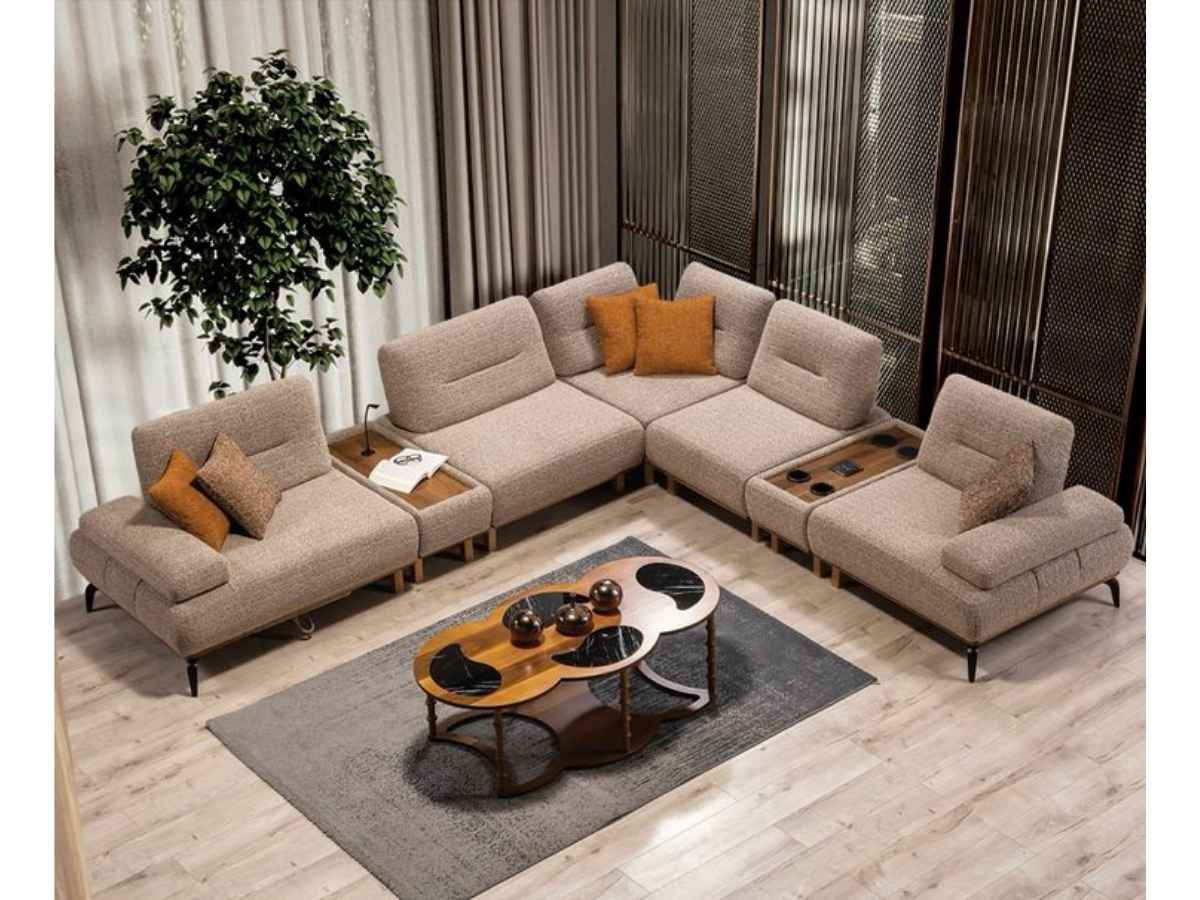 Sofa Phòng Khách Cao Cấp Bọc Vải