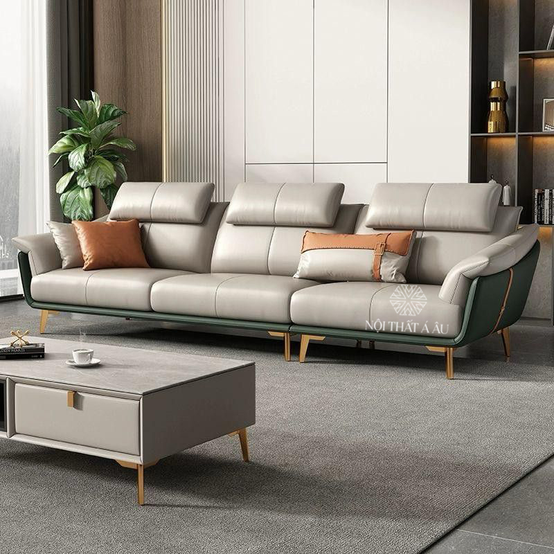 Sofa Văng Chân Mạ Vàng Cao Cấp