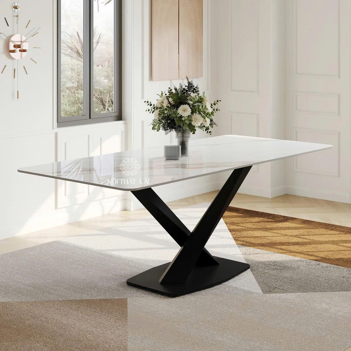 Bàn Ăn Mặt Kính Cao Cấp