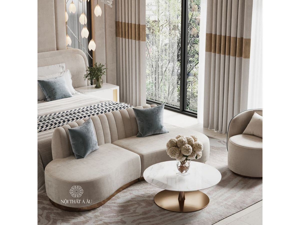 Đặt Sofa Cạnh Giường Tăng Tính Tiện Nghi Cho Căn Hộ