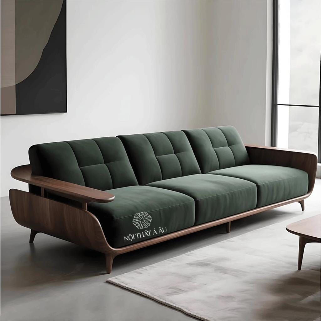 Ghế Sofa Băng Dài Gỗ Hiện Đại 