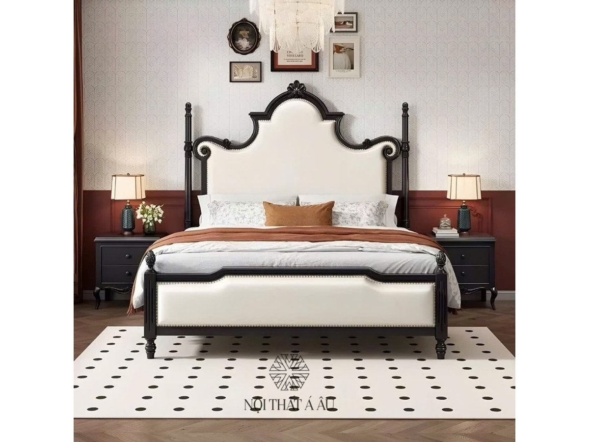 Giường Ngủ Tân Cổ Điển Cao Cấp 