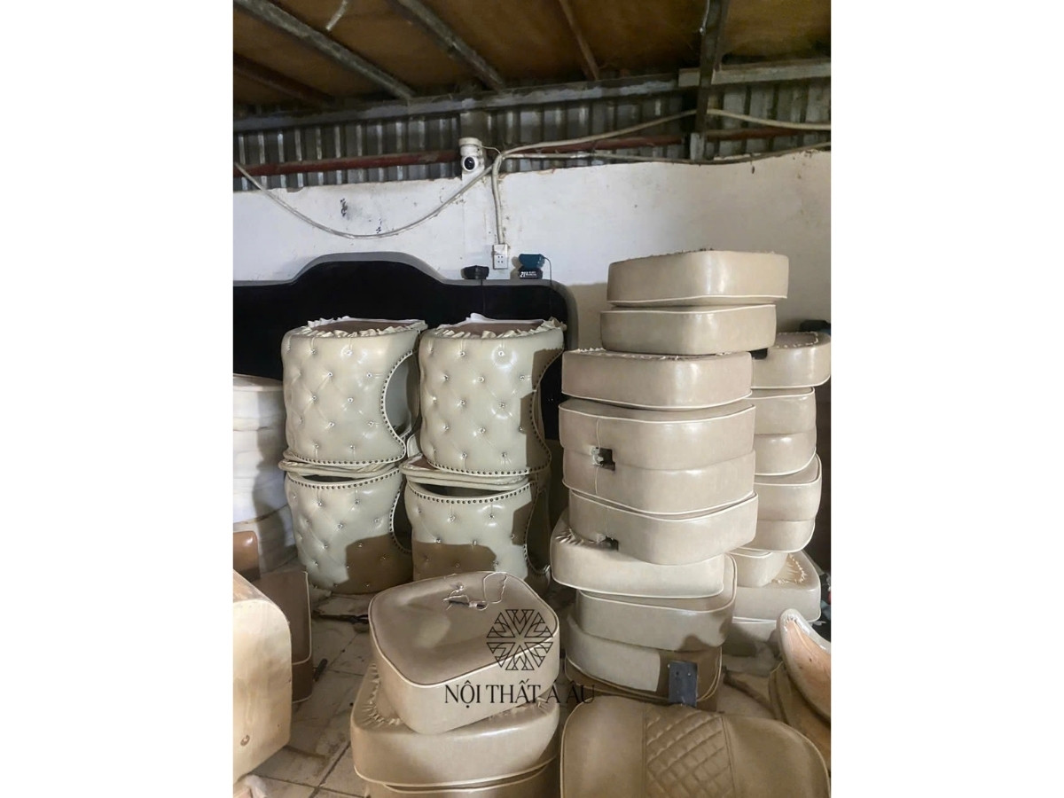 Khung Đệm Ngồi Sofa Bọc Da