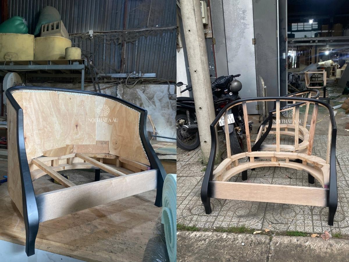 Khung Gỗ Tự Nhiên Chất Lượng Nhà Nội Thất Á Âu