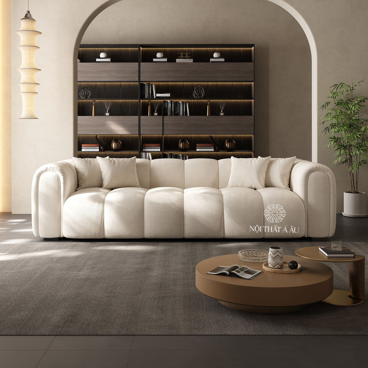 Mẫu Sofa Văng Cao Cấp Màu Trắng