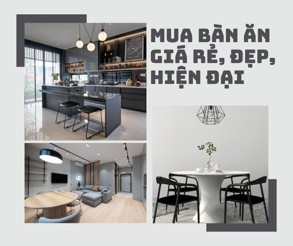 Mua Bàn Ăn Đẹp Hiện Đại Tại TP.HCM 