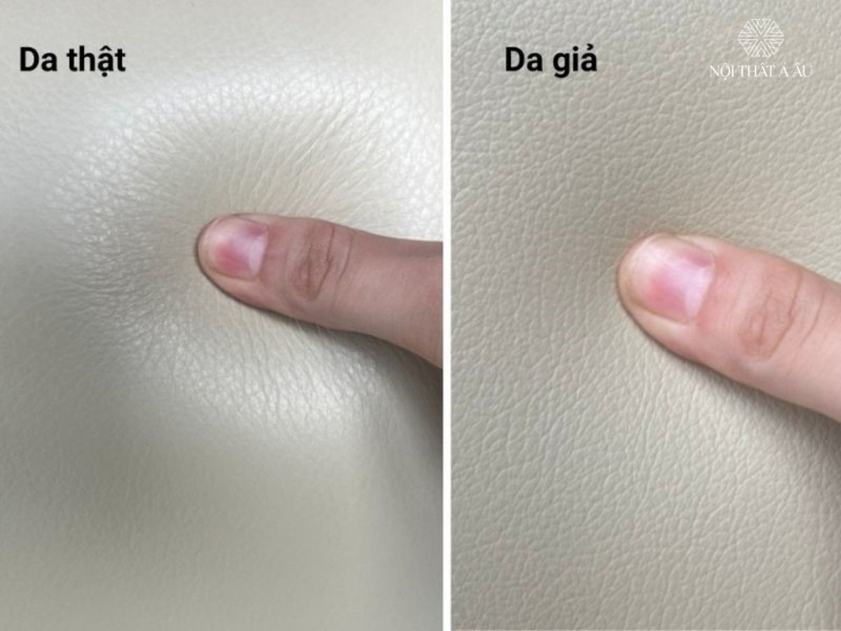 Phân Biệt Da Thật Da Giả Bằng Cách Sờ Bằng Tay