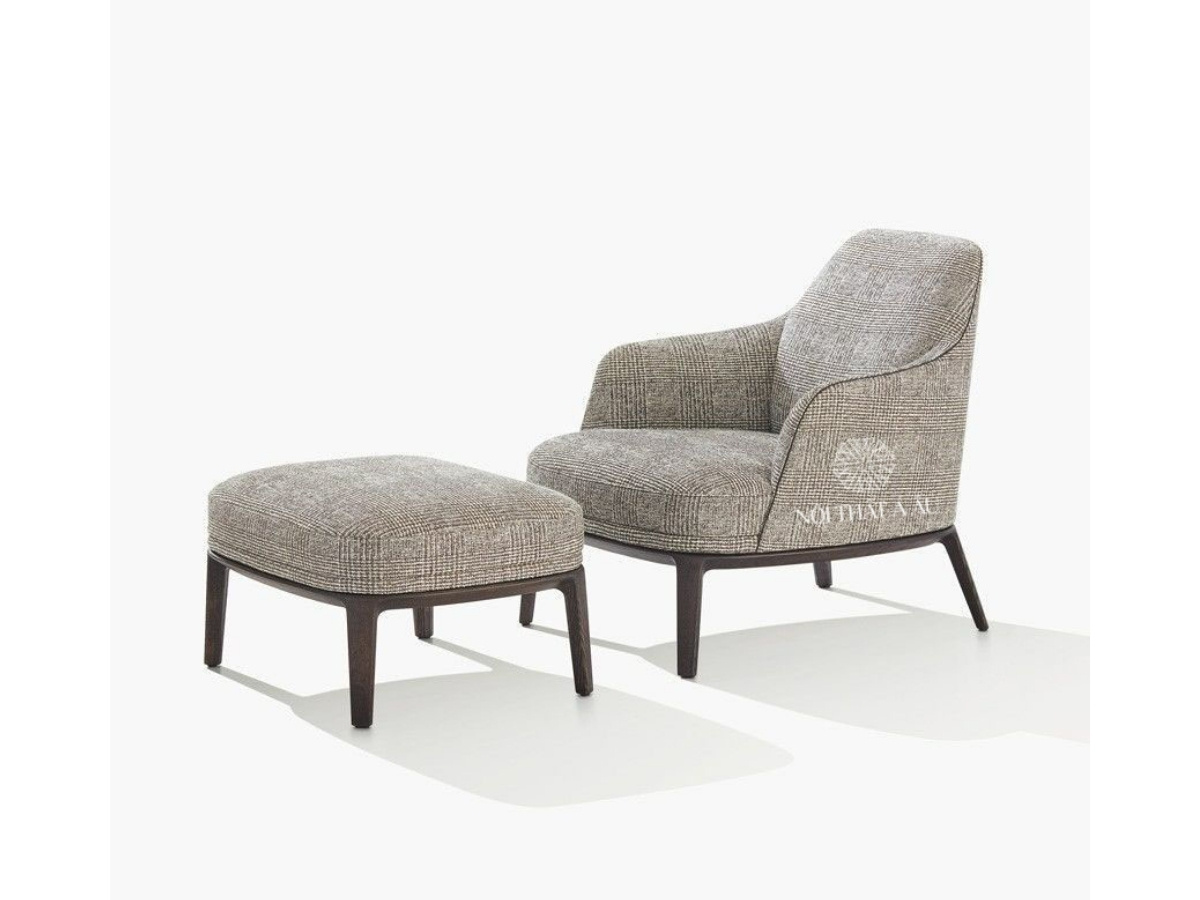 Sofa Đơn Thư Giãn Kèm Ghế Đon Gác Chân