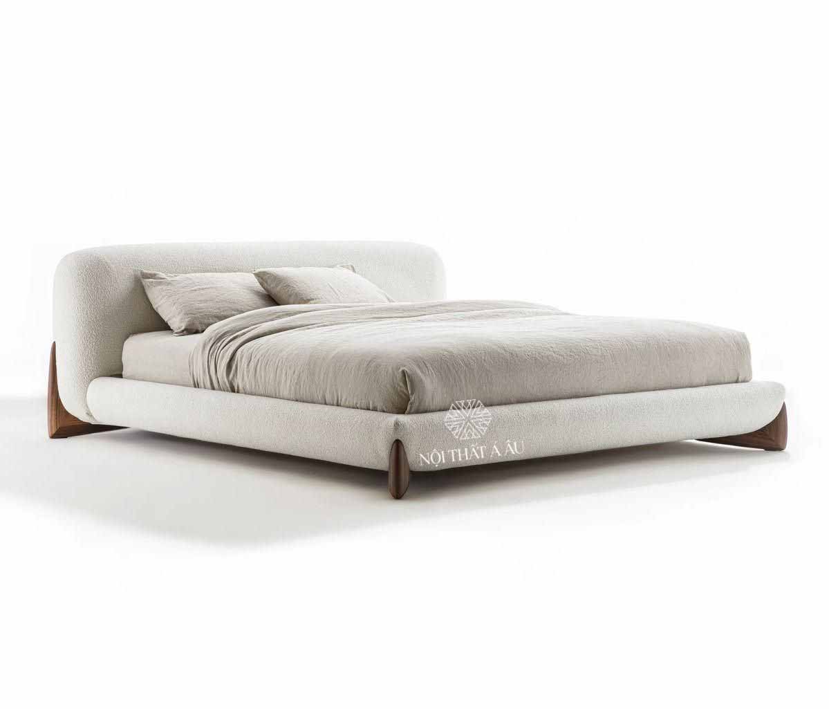 Giường Ngủ Softbay Bọc Vải Lông Cừu G136