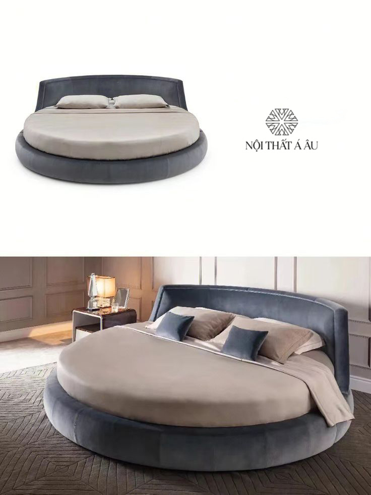 Nhận Làm Mẫu Giường Ngủ Hình Tròn 