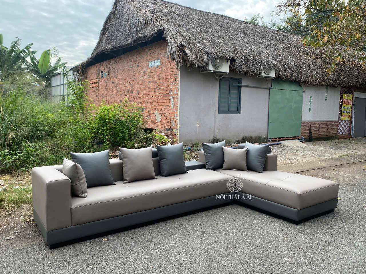 Sofa Góc Da Kiểu Đẹp Hiện Đại