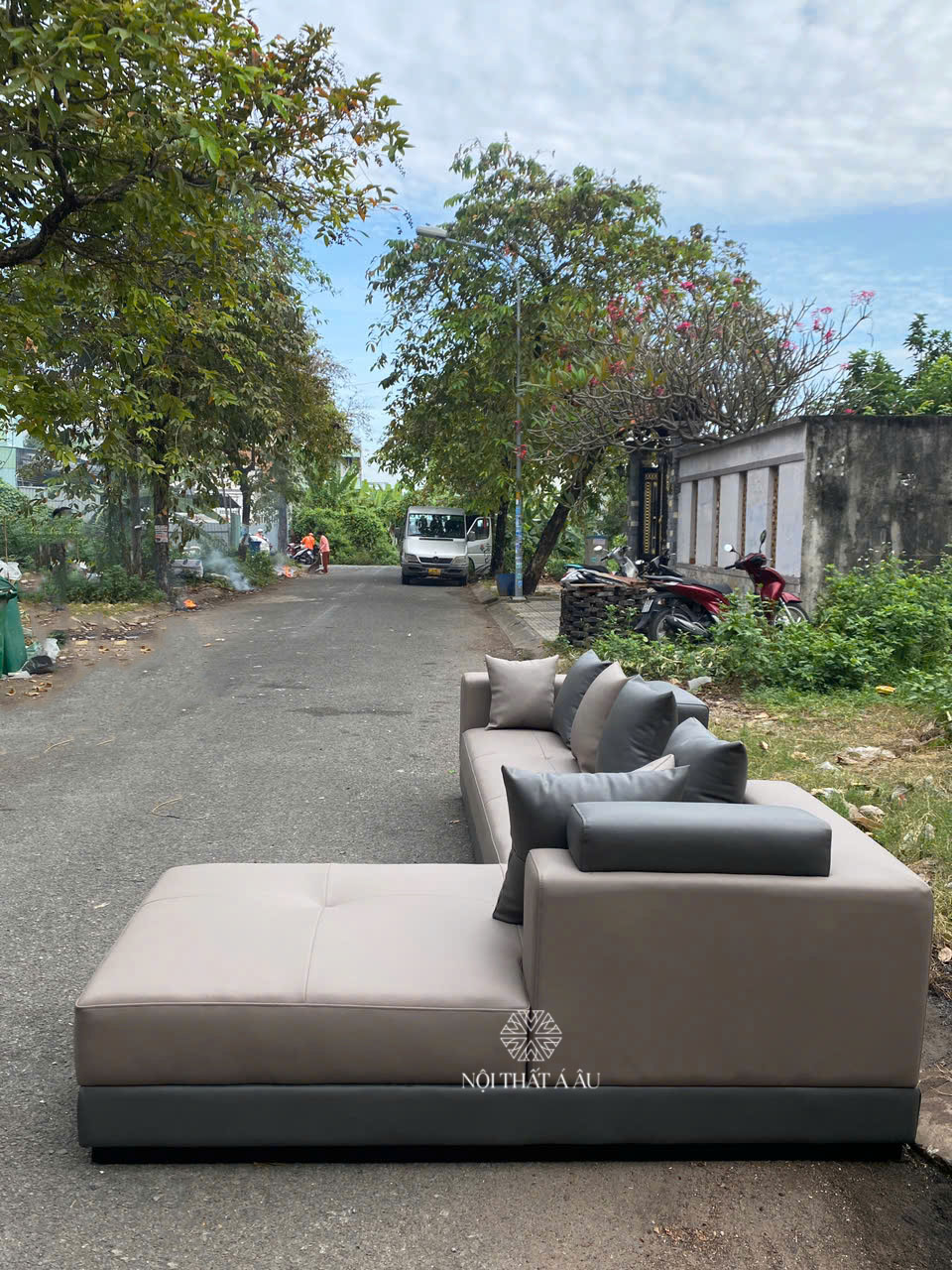 Sofa Góc Đẹp Bọc Da Cao Cấp