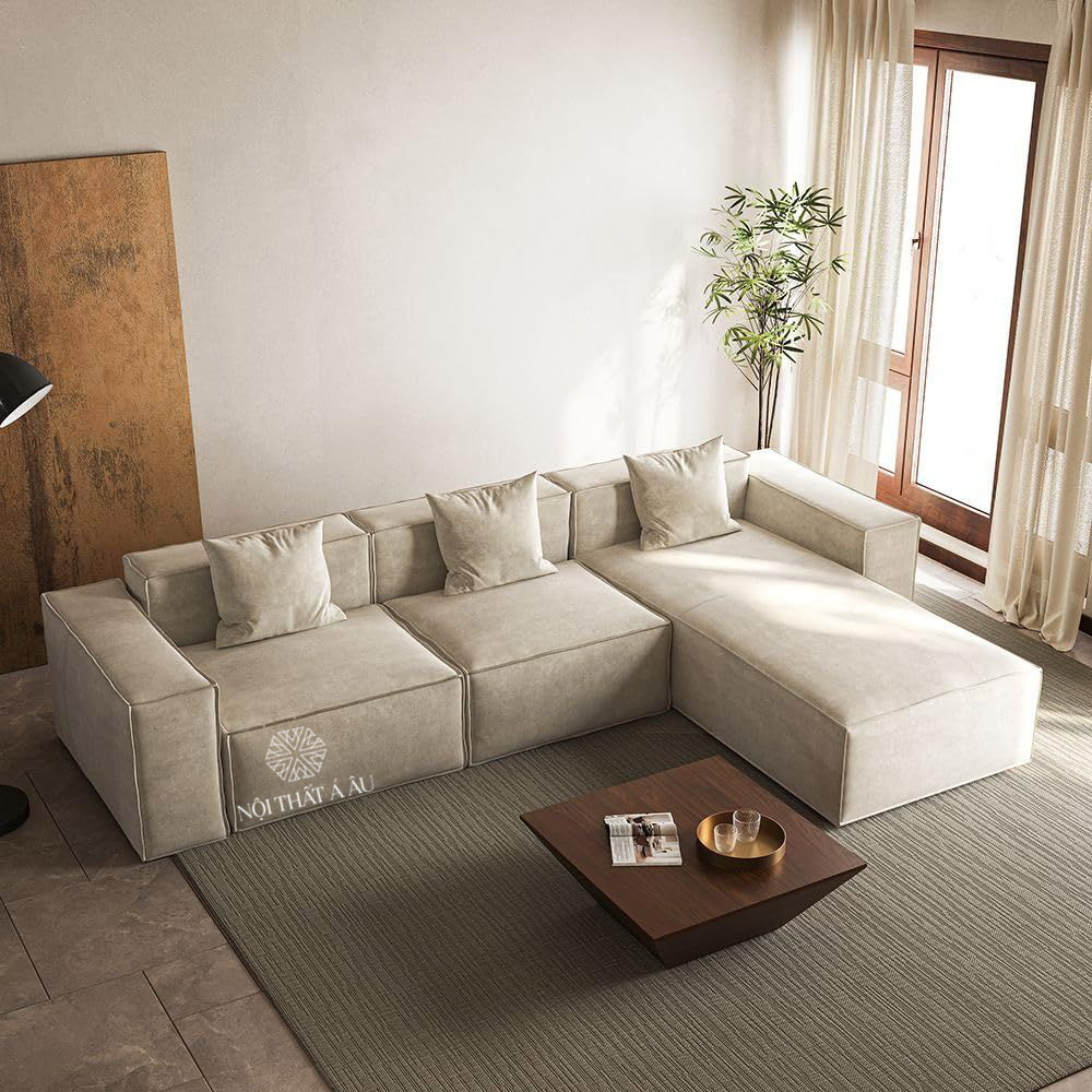 Mua Sofa Góc Bọc Vải Gía Rẻ Chất Lượng