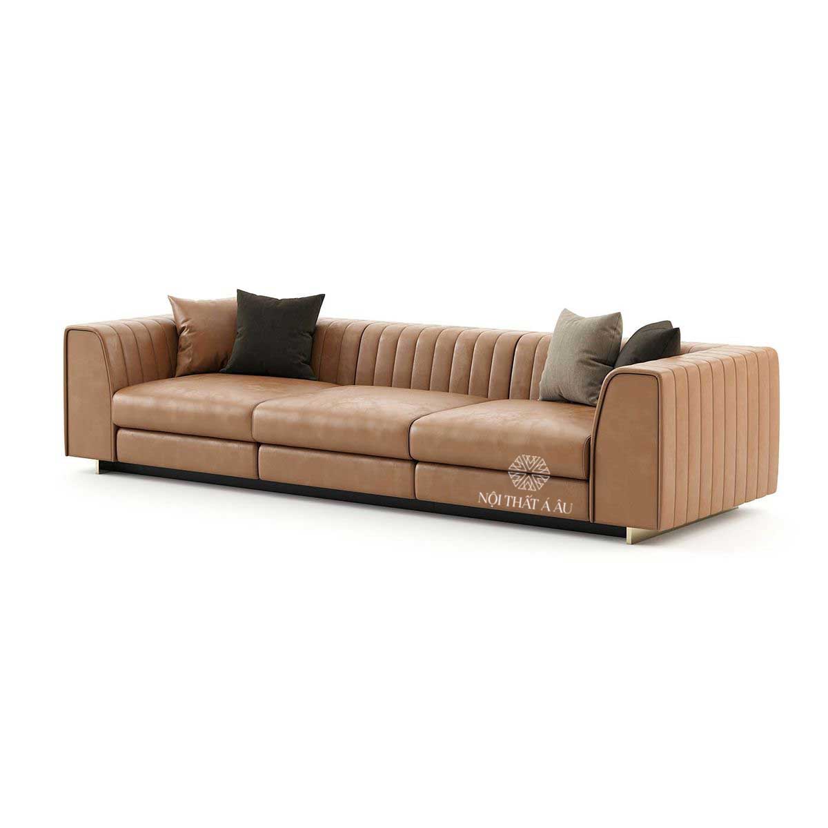 Sofa Băng Bọc Da Bò S346