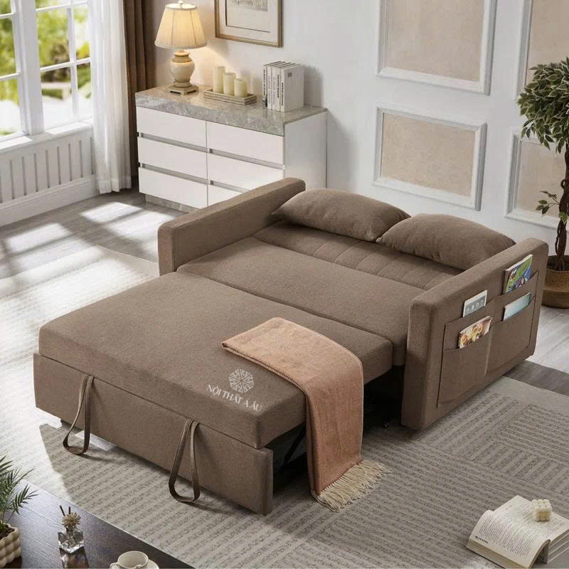 Sofa Bed Bọc Vải Hiện Đại