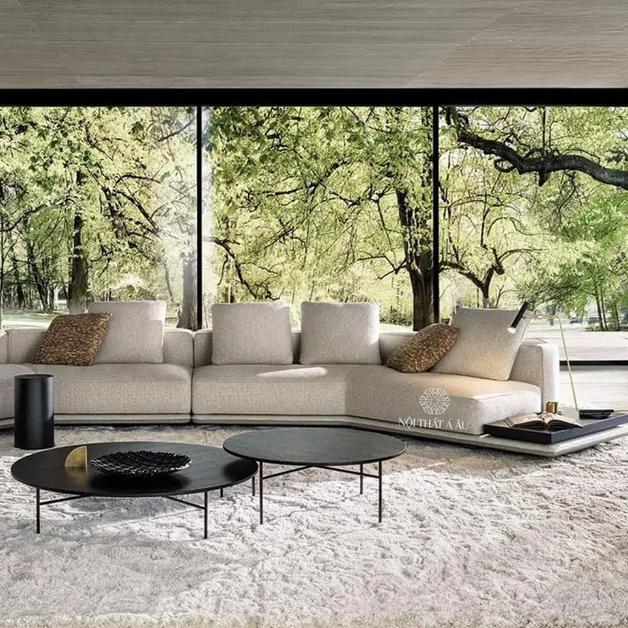 Sofa Bọc Vải Hiện Đại Cho Chung Cư