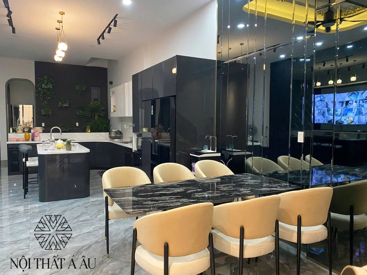 Bàn Ghế Ăn 6 Ghế Hiện Đại Cho Nhà Phố 