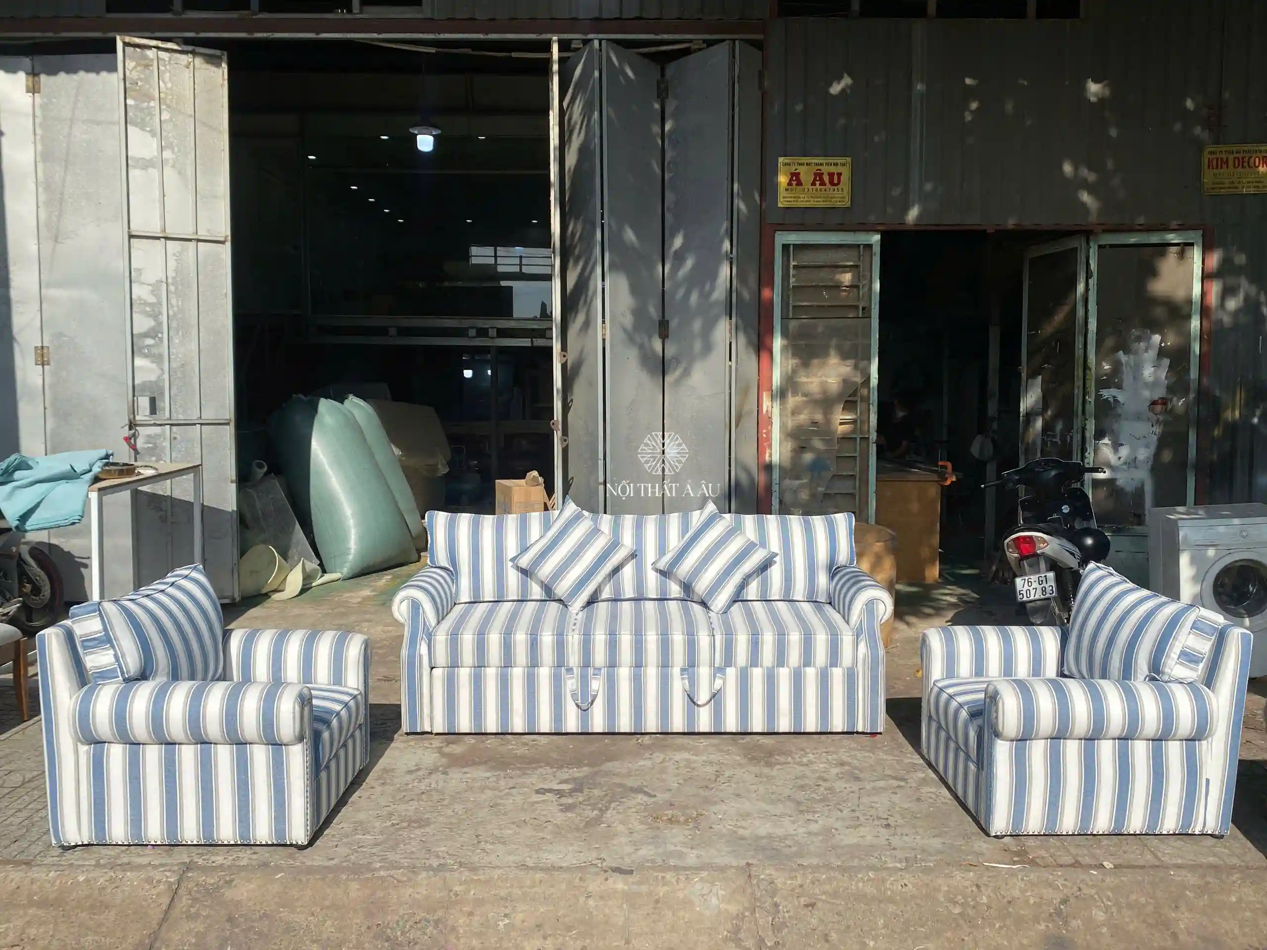 Bộ Sofa Bọc Vải Cao Cấp Phòng Khách