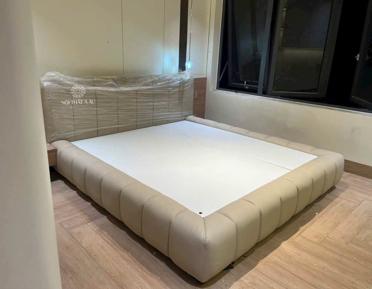 Giường Ngủ Bọc Da Giá Rẻ Tại Xưởng 
