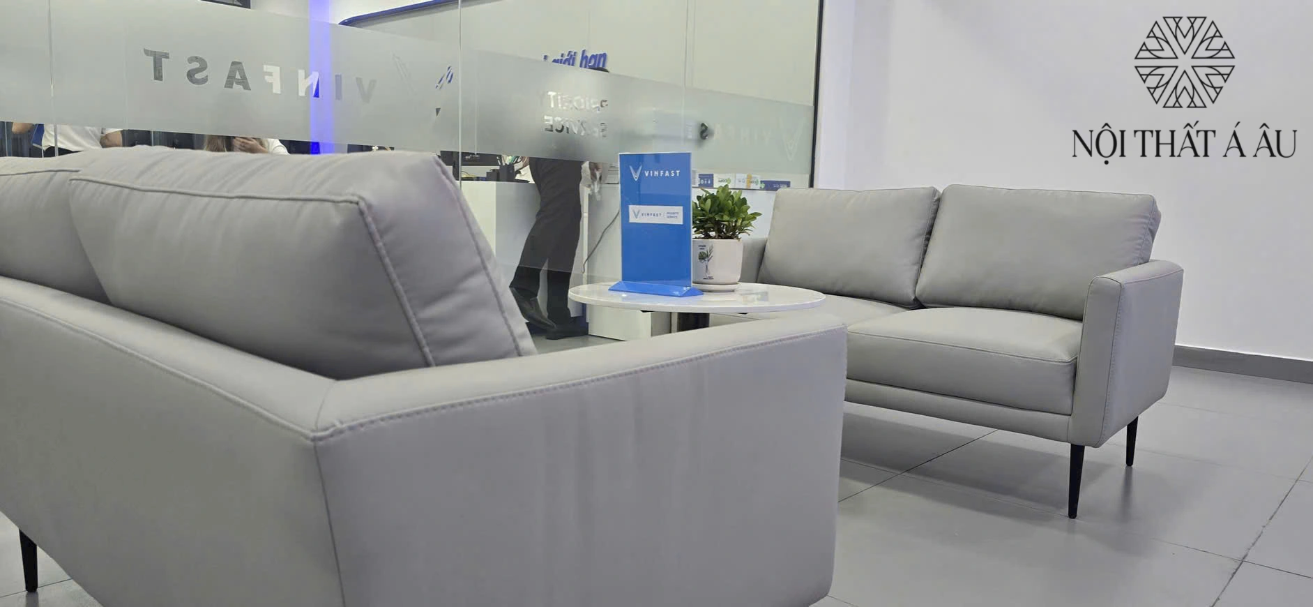 Sofa Băng Bọc Da Hiện Đại