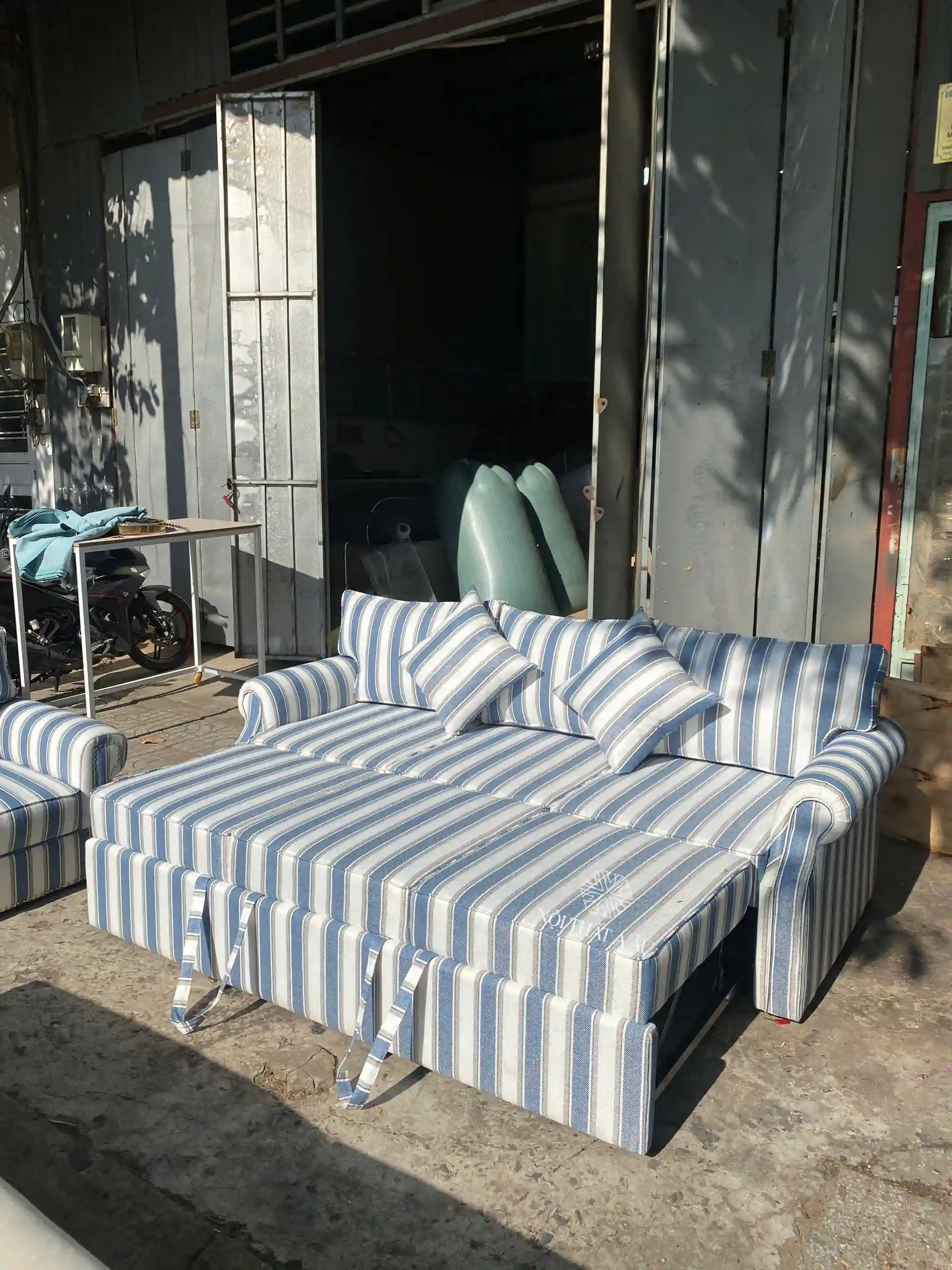 Sofa Bed Bọc Vải Bố Cao Cấp