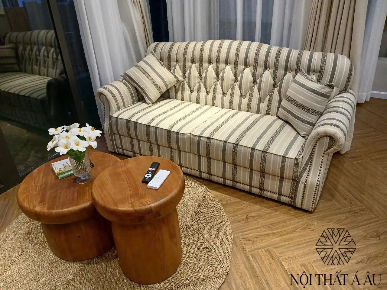 Sofa Vải Bố Vintage